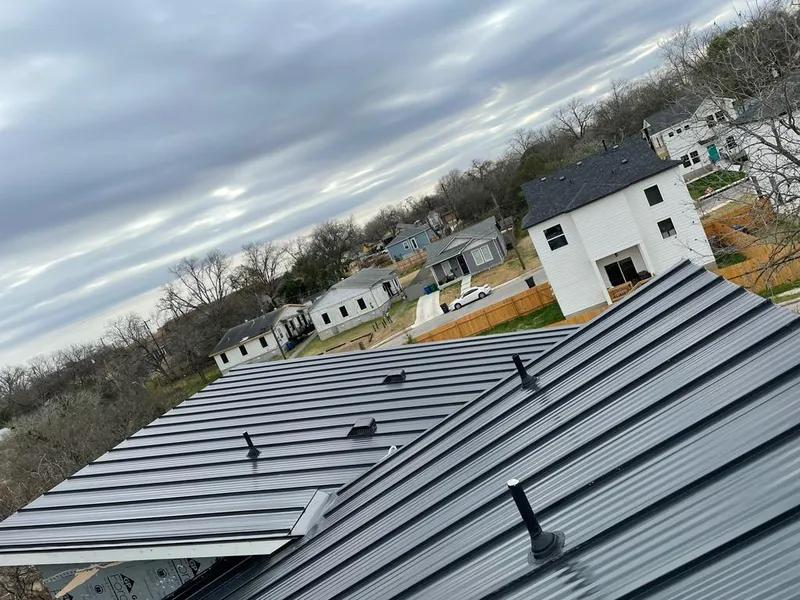 Standing seam metal roof panels with vents for Skylight Repair in Newburgh